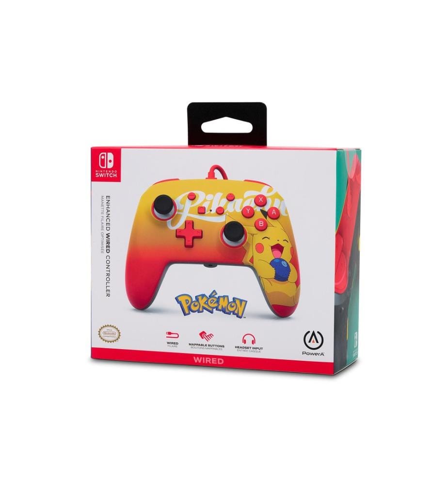 Power A - Enhanced Wired Controller Orange Berry Pikachu