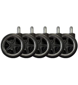 LC-Power Roulettes LC-CASTERS-DRIFT Lot de 5 chromes