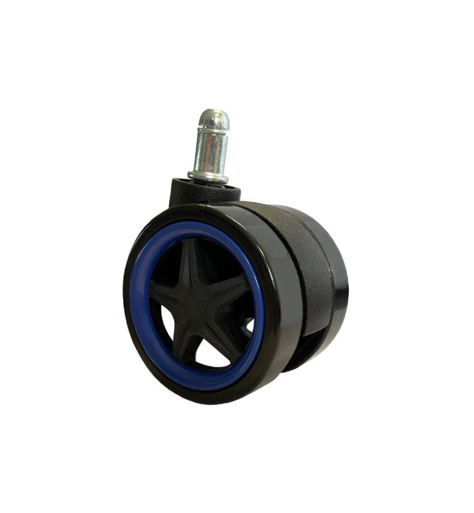 LC-Power Roulettes LC-CASTERS-DRIFT Set de 5 pièces bleu
