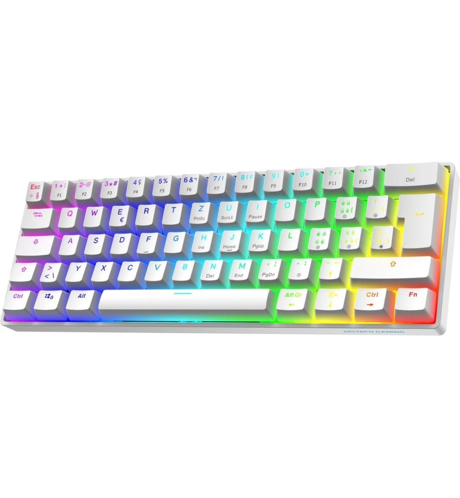 DELTACO - Gaming-Tastatur GAM-175-C Hot-Swap Weiss