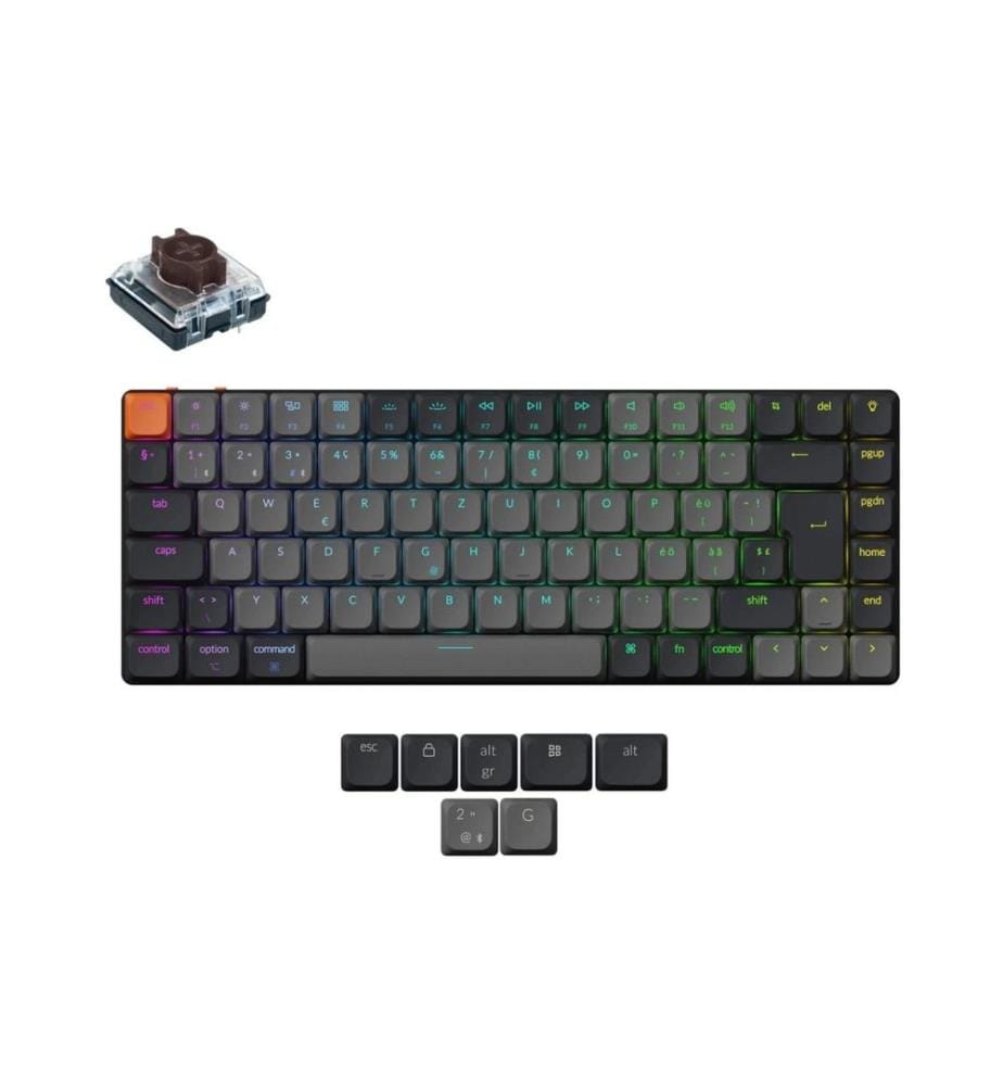 Keychron - Clavier de gaming K3 QMK version 3 Brown Switch