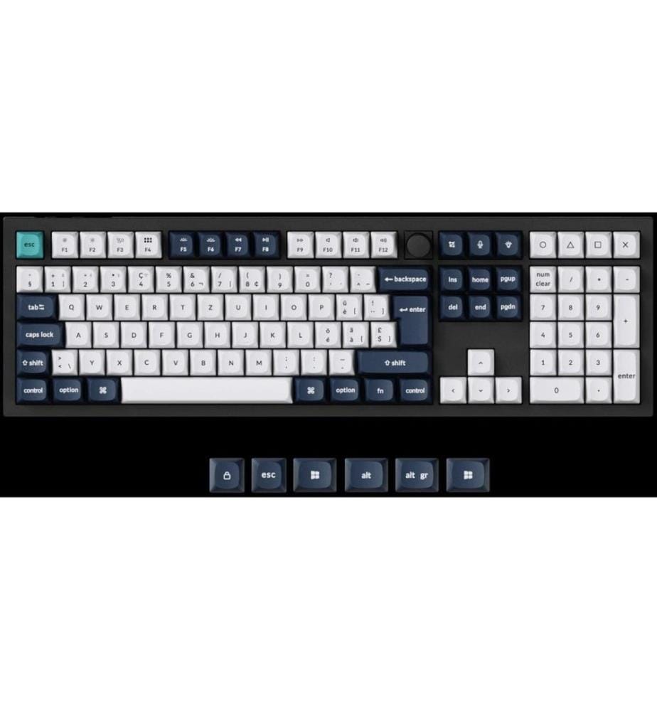 Keychron - Gaming-Tastatur Q6 Max Black QMK Brown Switch
