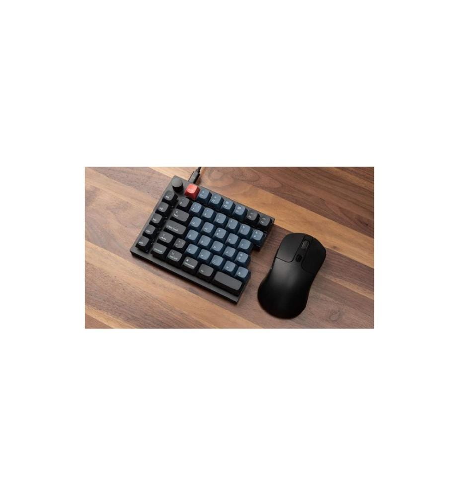Keychron - Clavier de gaming Q11 Noir QMK Marron Commutateur