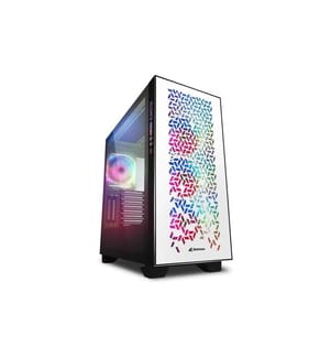 Sharkoon - Boîtier d'ordinateur Elite Shark CA300H Blanc