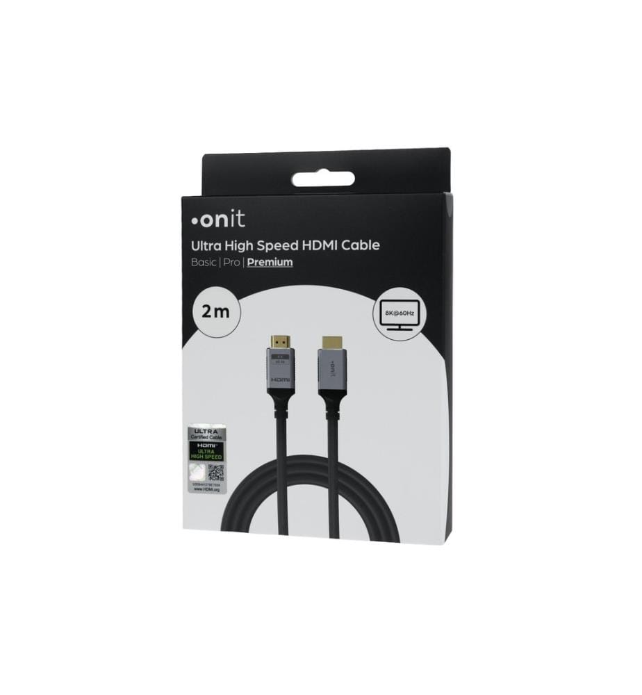 ONIT - Câble Premium HDMI - HDMI, 8K/60Hz, 2 m