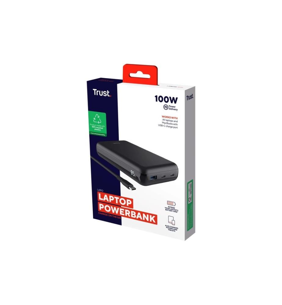 TRUST - Powerbank Laro 100W 10000 mAh
