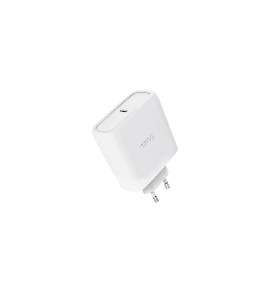 TRUST - Chargeur mural USB Maxo USB-C-GaN 65 W Blanc