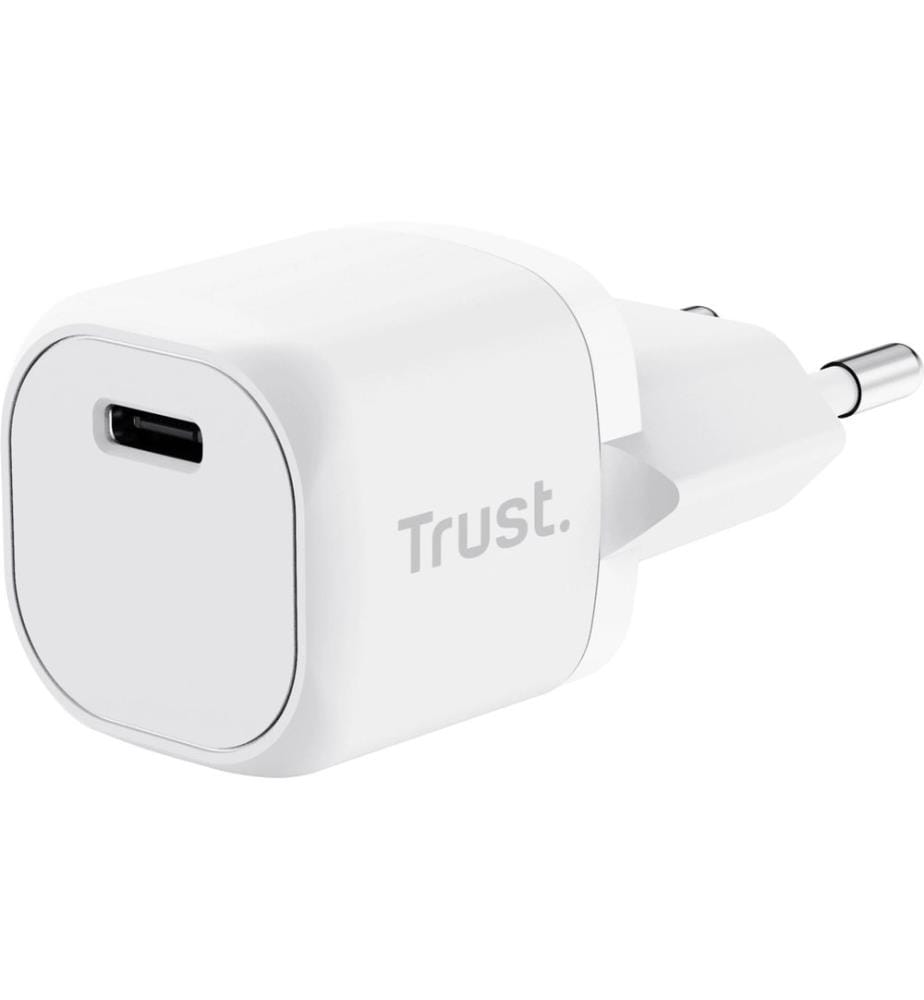 TRUST - Chargeur mural USB Maxo Ultra-Petit USB-C-PD 20 W Blanc
