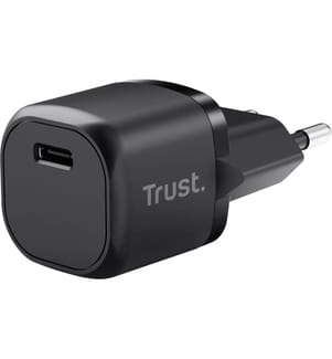 TRUST - Chargeur mural USB Maxo Ultra-Petit USB-C-PD 20 W Noir
