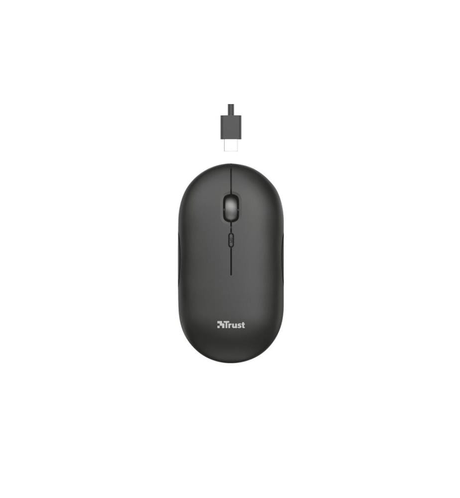 TRUST - Maus Rechargeable Black