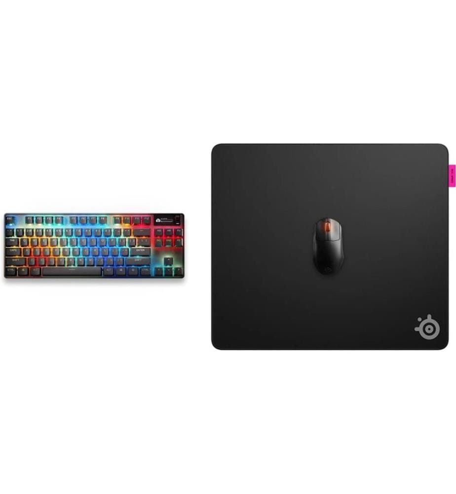 STEEL SERIES - Gaming-Mausmatte QcK Performance L – Speed Schwarz