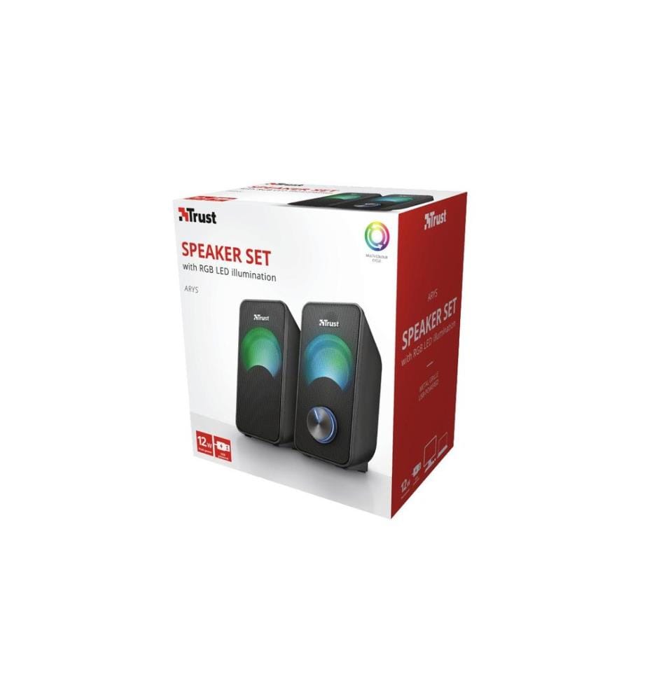 TRUST - PC-Lautsprecher Arys Compact RGB 2.0