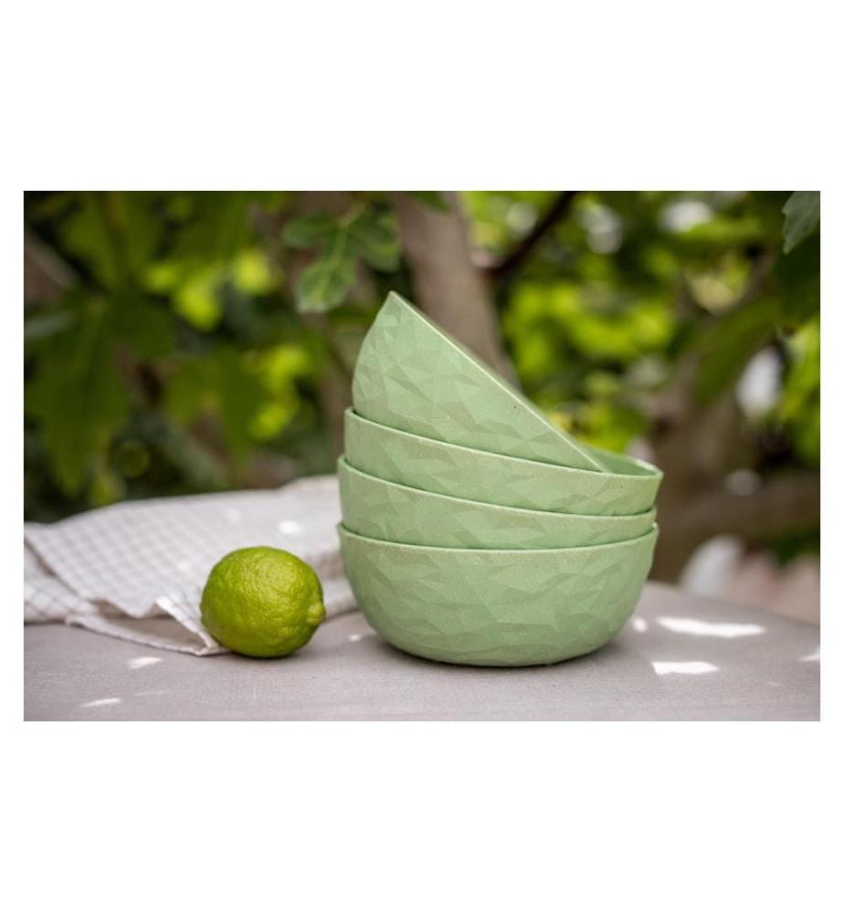 KOZIOL - Coupe Club 16.2 cm, 4 Pièce/s, Sabler/Jaune