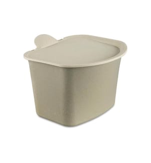 KOZIOL - Seau à compost Bibo 3 l, Sabler/Jaune