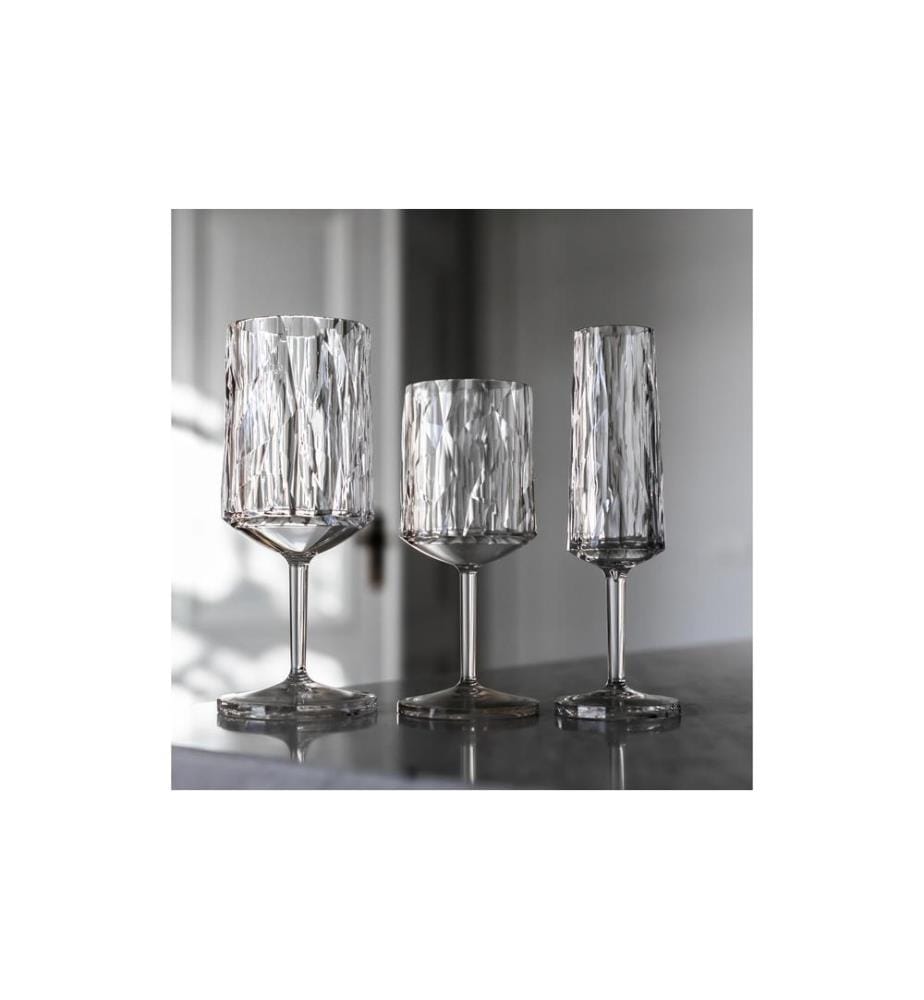 KOZIOL - Weissweinglas Superglas Club No. 9, 200 ml, 2 Stück,