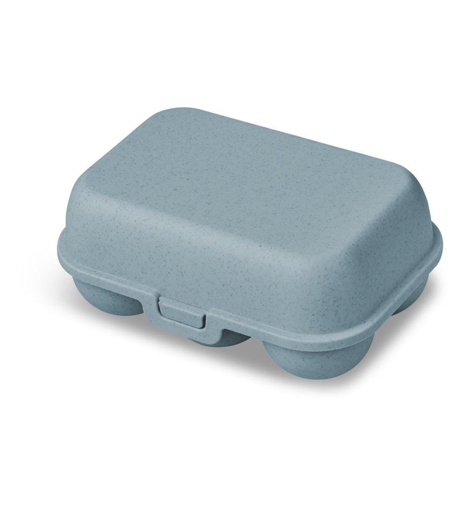 KOZIOL - Eierbox To Go mini 17 cm x 11.8 cm, Blau