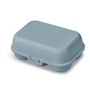KOZIOL - Boîte à oeufs To Go mini 17 cm x 11.8 cm, Bleu