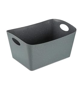 KOZIOL - Panier de rangement Boxxx L, Gris,  15 l