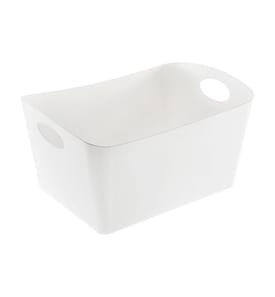 KOZIOL - Panier de rangement Boxxx L, Blanc,  15 l
