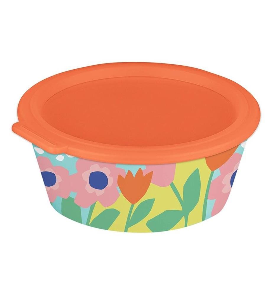 KOZIOL - Coupe Nora Box Blooms 18.8 cm, Sweet Blue/Strong Coral