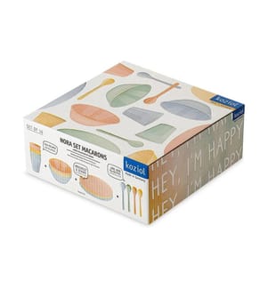 KOZIOL - Geschirrset NORA MACARONS 16-teilig