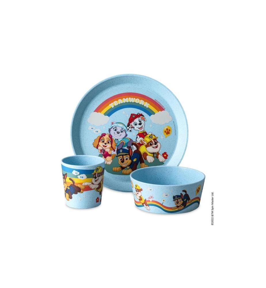 KOZIOL - Service de table pour enfants CONNECT PAW PATROL sky blue