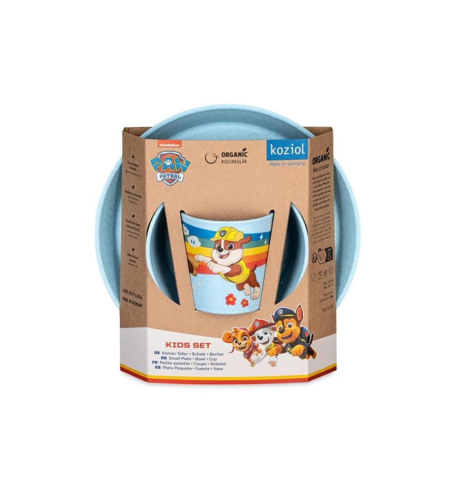 KOZIOL - Service de table pour enfants CONNECT PAW PATROL sky blue