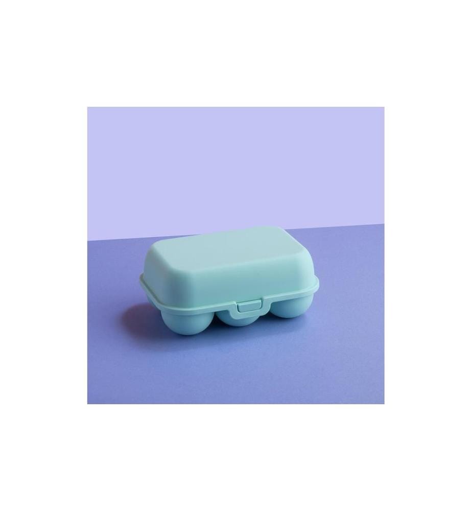 KOZIOL - Boîte à oeufs To Go mini 17 cm x 11.8 cm, Vert doux