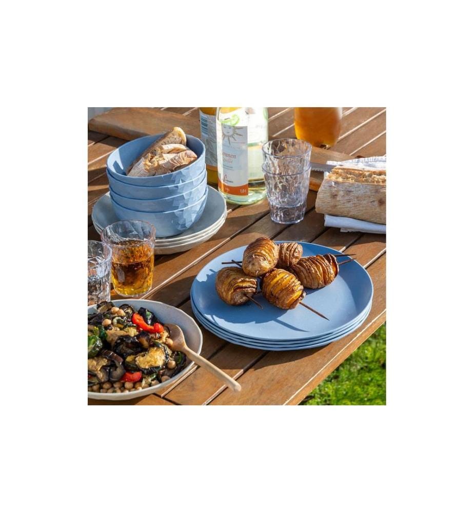 KOZIOL - Assiette non décorative Club Ø 26cm, 1 Pièce/s,  Flower Blue