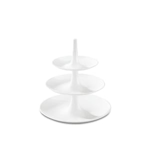 KOZIOL - Plat de présentation étagé Babell L 34 cm Blanc