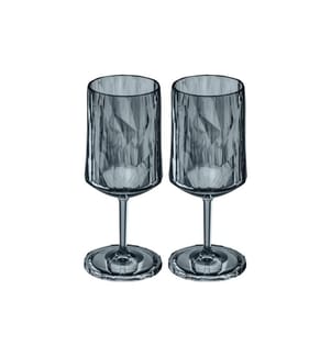 KOZIOL - Verre à cocktail Club No. 4 300 ml, 2 Pièce/s, Gris