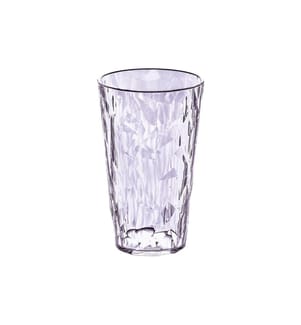 KOZIOL - Trinkglas Club Light L 400 ml, 1 Stück, Violett