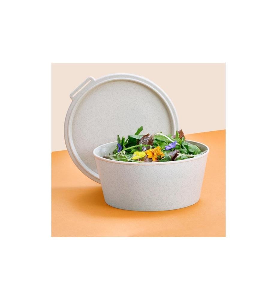 KOZIOL - Coupe Move Box avec couvercle 2.2 l, Beige