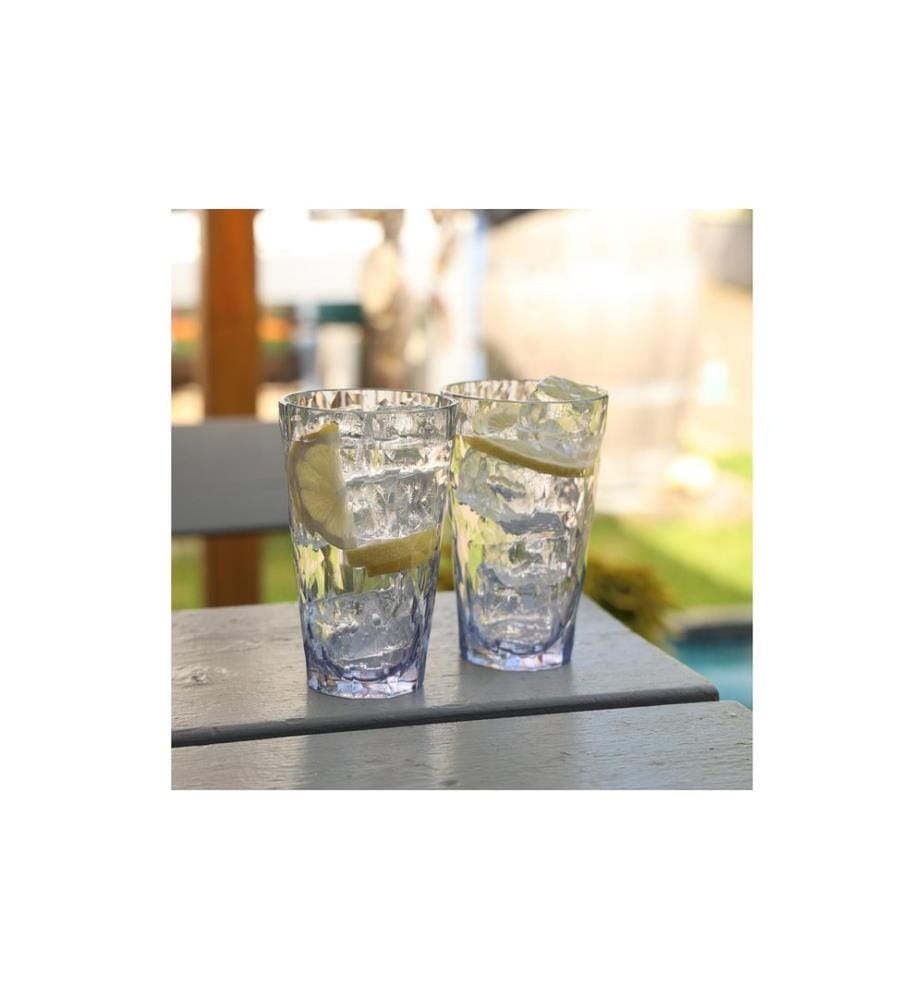 KOZIOL - Verre Club No. 6 300 ml, 2 Pièce/s, Aquamarine