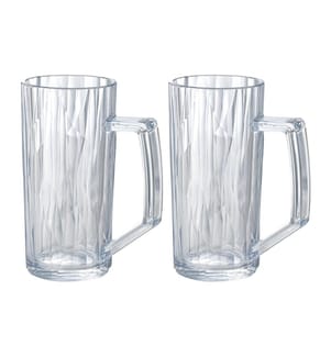 KOZIOL - Bierglas Club No. 25 300 ml, 2 Stück, Transparent
