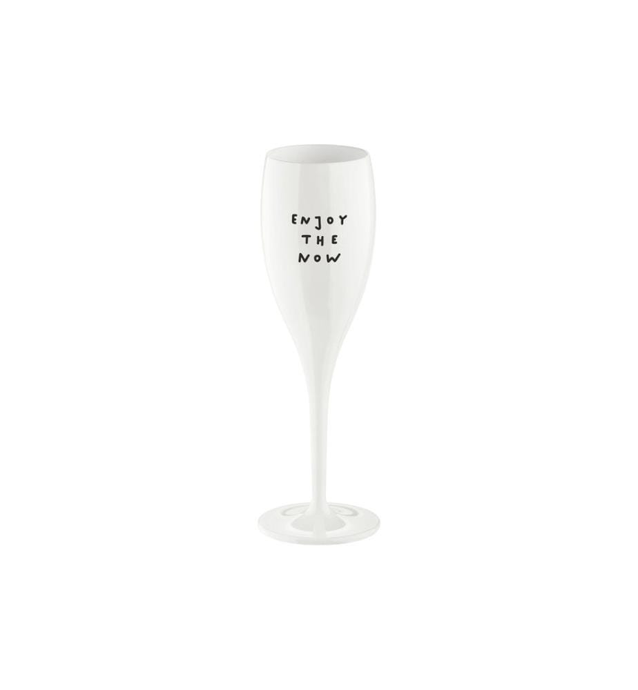 KOZIOL - Sektglas Enjoy 100 ml, 1 Stück, Weiss