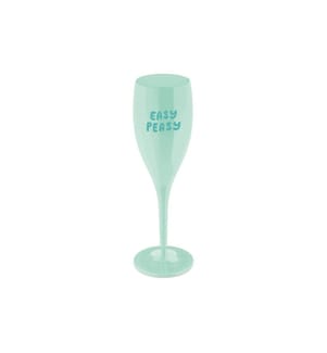KOZIOL - Verre à champagne Easy Peasy 100 ml, 1 Pièce/s, Transparent/Blanc