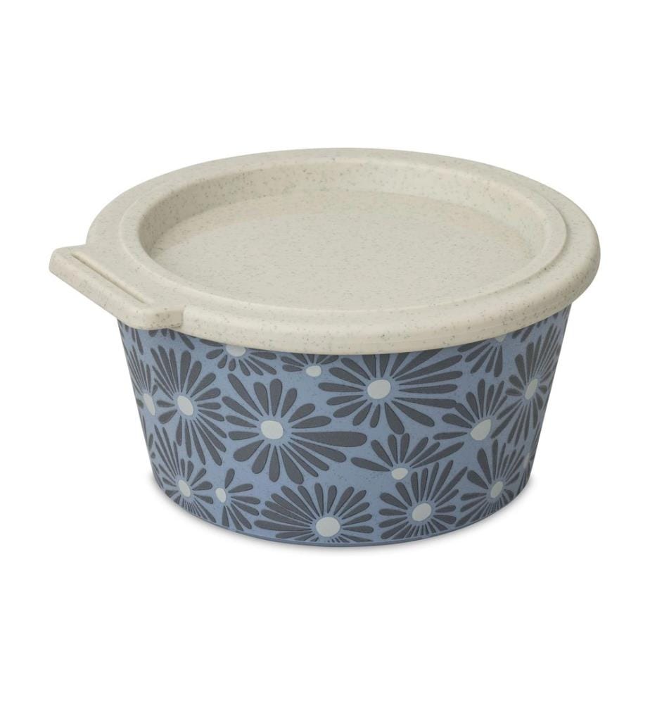 KOZIOL - Bol Blomster Daisy avec couvercle 1 Pièce/s, Bleu