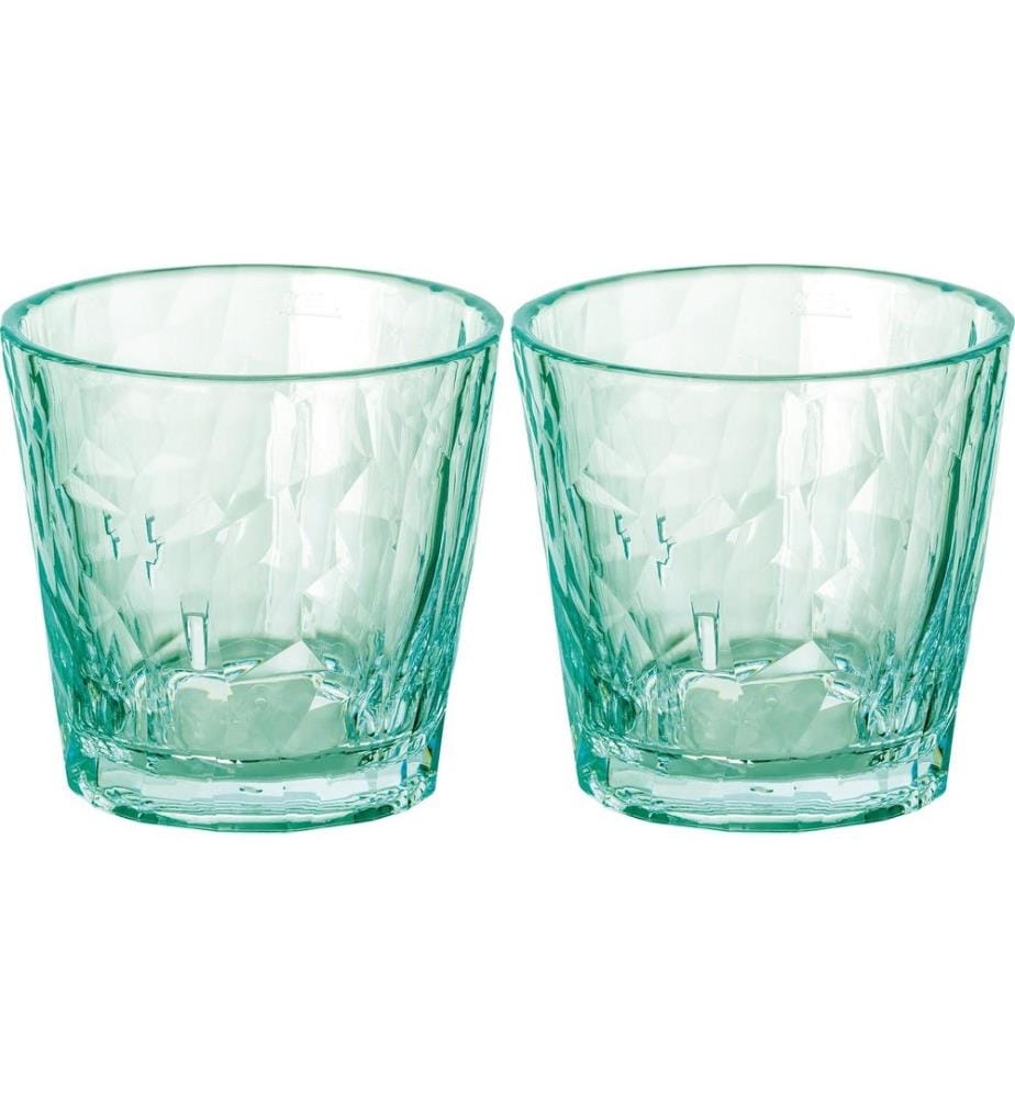 KOZIOL - Verre Club No. 22 250 ml, 2 Pièce/s, Jade