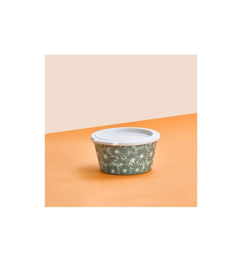 KOZIOL - Bol Blomster Daisy avec couvercle 700 ml, Vert