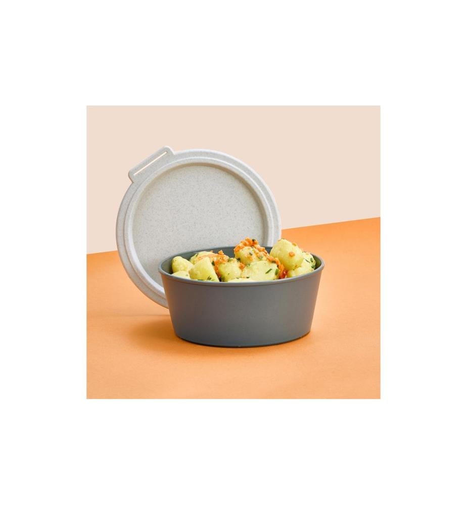 KOZIOL - Schale Move Box mit Deckel 1.3 l, Grau