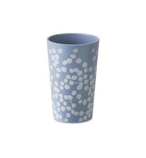 KOZIOL - Godet à eau Blomster Dot 350 ml, Bleu