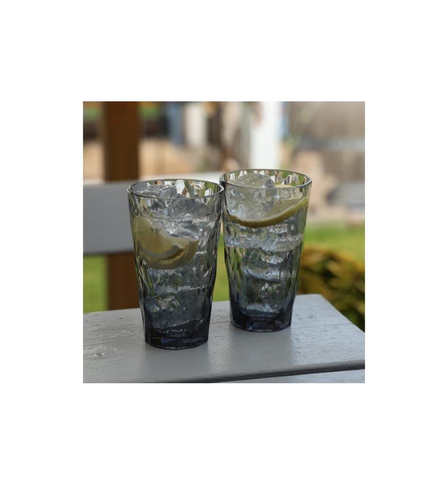 KOZIOL - Verre Club No. 6 300 ml, 2 Pièce/s, Gris