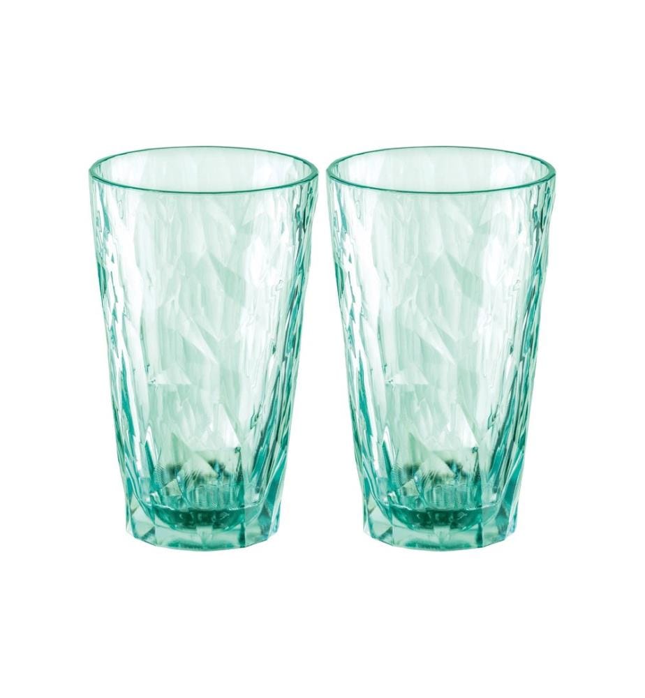 KOZIOL - Verre Club No. 6 300 ml, 2 Pièce/s, Jade