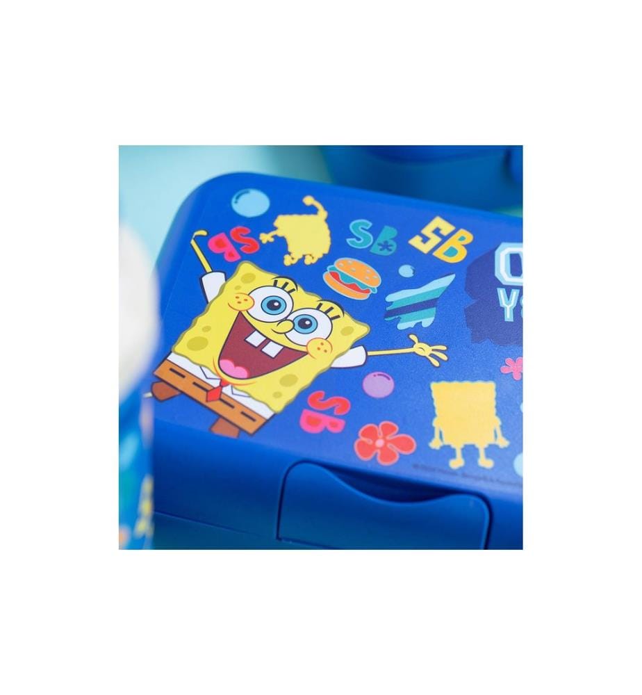 KOZIOL - Lunchbox CANDY L SPONGEBOB space blue Blau