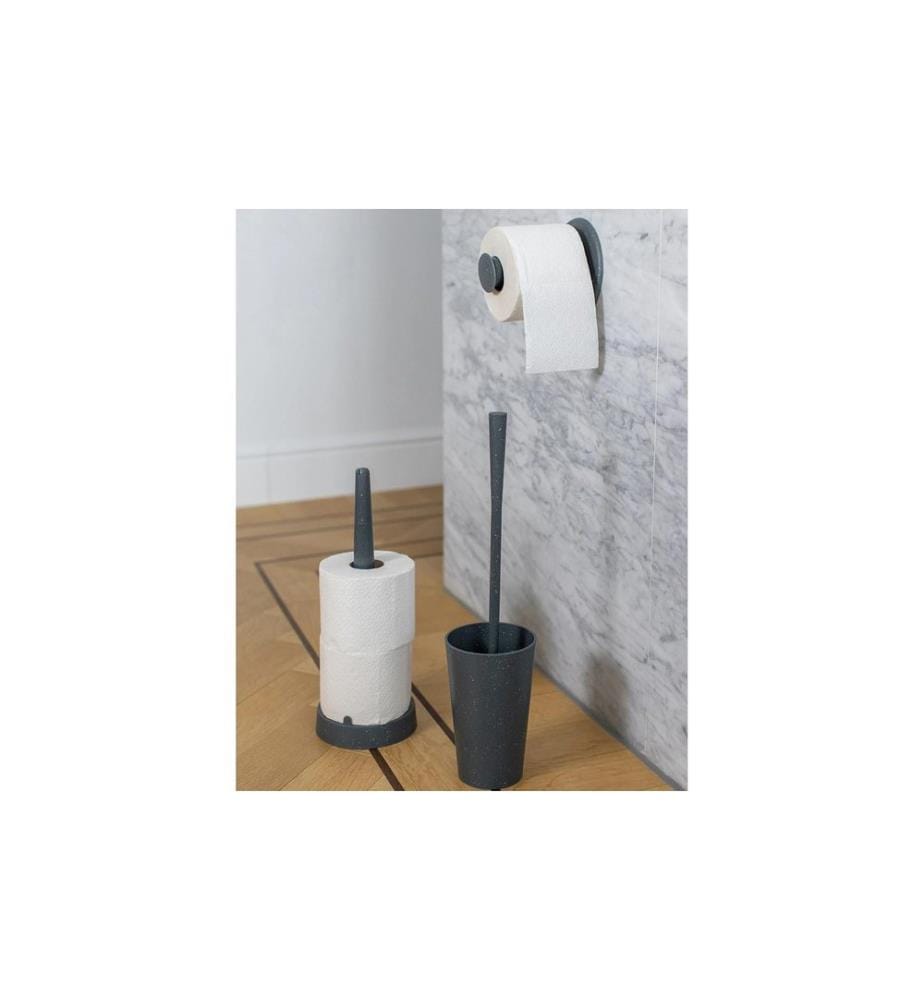 KOZIOL - Toilettenpapierhalter Plug´N´Roll Grau