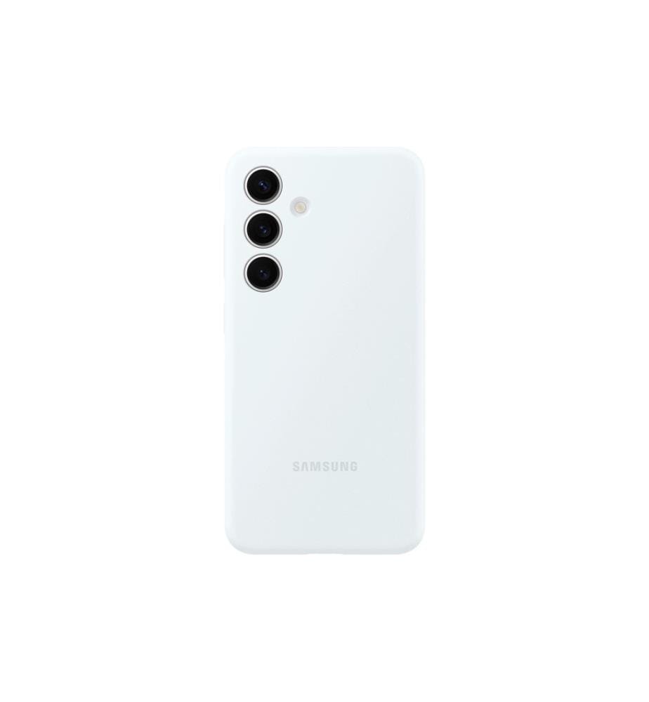 SAMSUNG - Coque arrière Silicone Galaxy S24 Blanc