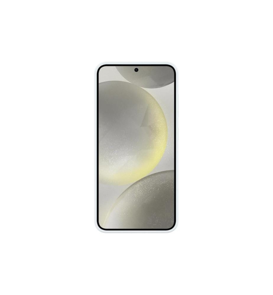 SAMSUNG - Coque arrière Silicone Galaxy S24 Blanc