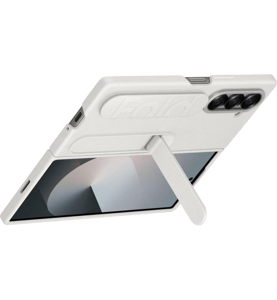 SAMSUNG - Coque arrière Silicone Galaxy Z Fold6 White