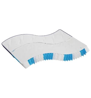Matelas à ressorts ensachés dureté moyenne 200x200 cm